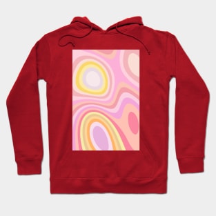 Pink & Funky Abstract Vector Pattern Hoodie